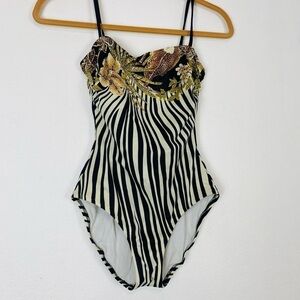 Martini Sol Zebra Swimsuit Multicolor One Piece S
